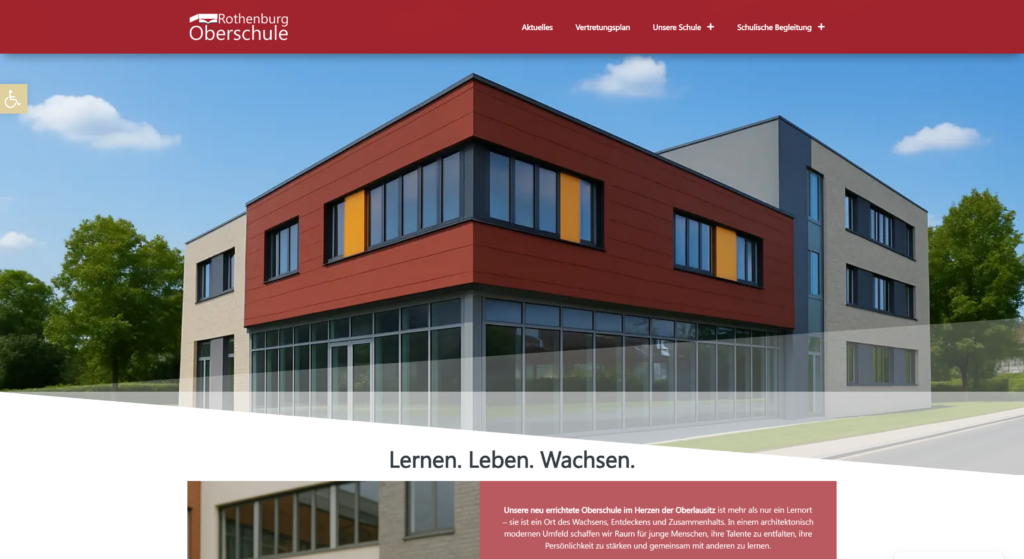 Website der Oberschule Rothenburg / O.L.